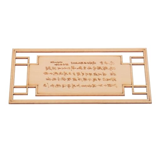 Plato decorativo de madera para sushi estilo japonés miniatura 1