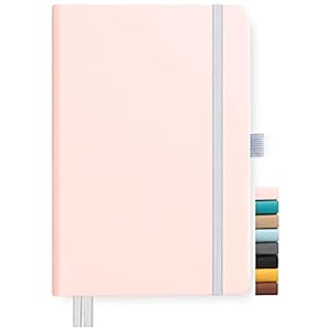 daolen Dotted Classic Notebook Journal [A5][ Leather Hardcover ][ 160 Numbered Pages ][ 100 gsm ] Premium Thick Paper…