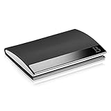 KOMPAKT UND PLATZSPAREND – Nie mehr Visitenkarten suchen! Mit dem formschönen Kartenetui von Logan & Barnes bleibt alles geordnet an seinem Platz. Es fasst bis zu 23 Visitenkarten (Größe bis zu 90 x 60 mm), eignet sich auch für Bankkarte und Co. und besticht darüber hinaus durch sein edles Design.