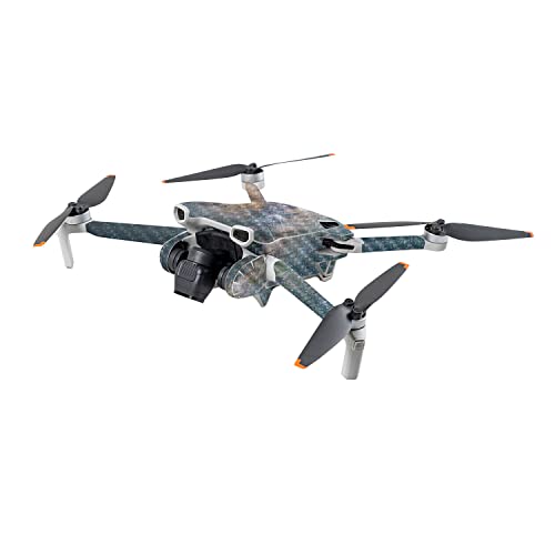 Image of MightySkins Carbon Fiber Skin Compatible with DJI Mini 3 - Galactic Landscape | Protective, Durable Textured Carbon Fiber Finish | Easy to Apply