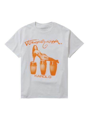 Amazon.com: Hot Topic Karol G Tropicoqueta Bongo Drums T-Shirt