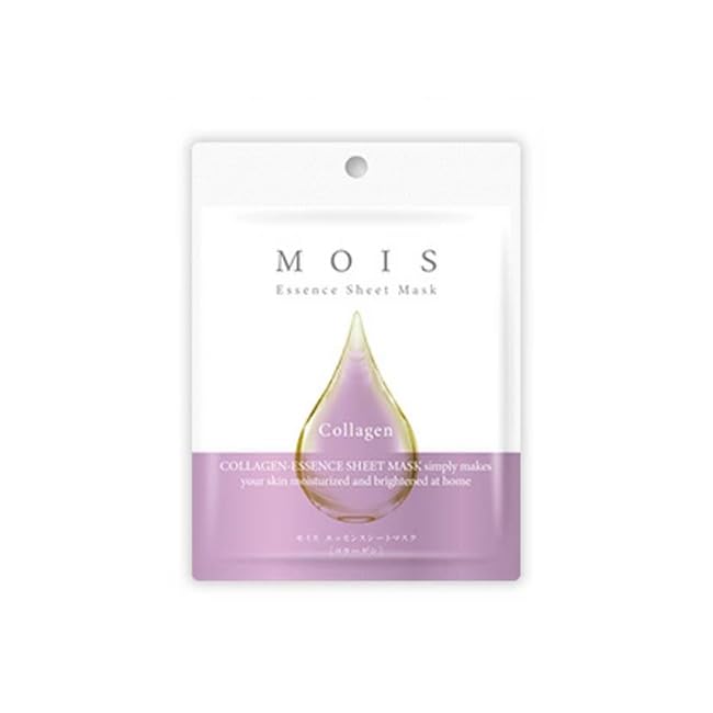 Amazon.co.jp: MOIS エッセンス シートマスク 保水肌 コラーゲン 25ml