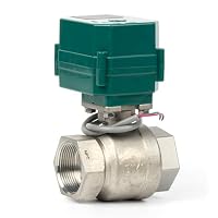 U.S. Solid 2 Wege Motorkugelhahn elektrisch – Edelstahl 1 1/2 Zoll DN40, 9-24V AC/DC, stromlos geschlossen, Full Port, 2-Draht-Auto-Rückkehr – Ansicht 2
