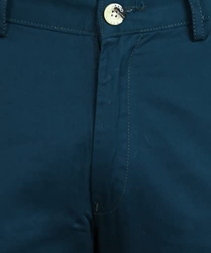 Image of Urbano Fashion Men's Cotton Light Weight Non-Stretch Slim Fit Casual Trousers