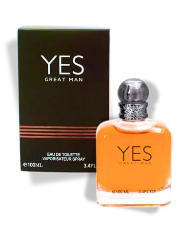 Yes Great Man EAU DE TOILETTE 3.4 Fl. Oz. Aromatic Fougere fragrance for men.
