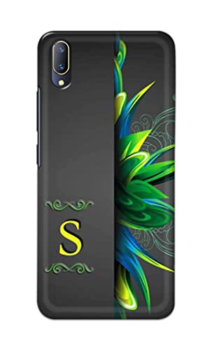Image of Name II Initial II Letter Alphabet S Hard Back Case Cover for Vivo V11 Pro / X21s Back Cover -(J5) VNS2222
