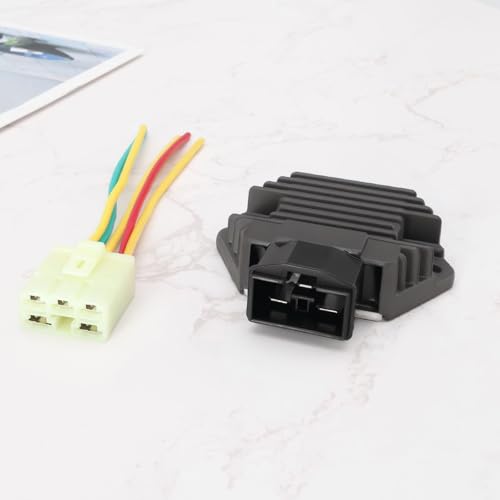 ECSiNG 1Set Motorrad Regler Gleichrichter mit Steckerkabel kompatibel mit Honda CB500 CBR600 NSR125 R VT750 XL125V Varadero CBF500