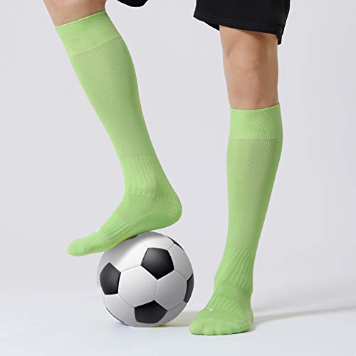 Image of CS CELERSPORT 2 /3 Pack Soccer Softball Baseball Socks for Youth Kids Adult Multi-Sport Compression Knee High Socks