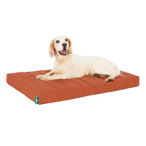 Furhaven Orthopedic Dog Bed &ndash; Puffy Quilted Foam Mattress with Removable Washable Cover, Soft...