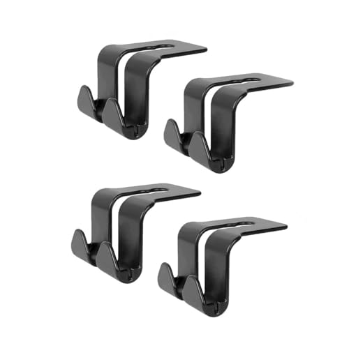 Kopfstützen Auto Haken 4 Stück/Set, Autositz Rücksitz Organizer Kunststoff Haken KFZ Auto Zubehör Gadgets Innenraum für Einkaufstaschen Kopfstütze Kleiderbügel Handtaschenhalter Taschenhaken Kleidung
