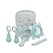 Bebeconfort neceser de aseo para bebé, kit de cuidado del recién nacido con termómetro, tijeras, cortaúñas, peine y cepillo para bebés, idea de regalo para recién nacidos, color Water World (Azul)