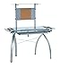 Studio Designs Futura Tower, Silver/Blue Glass