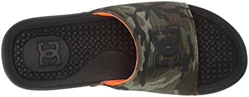 DC mens Bolsa Athletic Flip Flop Slide Sandal, Black/Military Camo, 6 US | Image 4