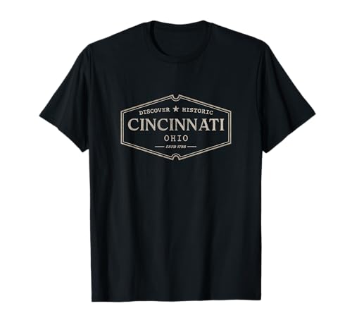 Cincinnati Ohio | Histórico Cincinnati OH Camiseta