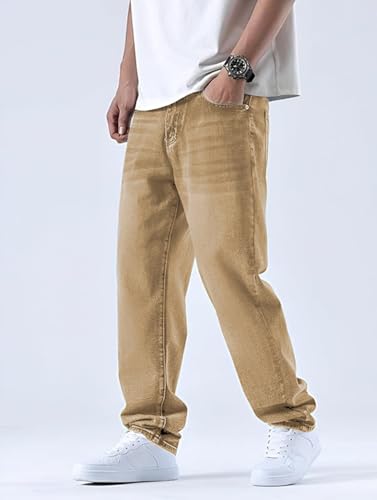 Image of Ben Martin Men Jeans || Baggy Fit Jean's for Man || Loose Fit High Rise Denim || Stretchable Casual Wear Jean,s || Dance Rap Rapping Style Pant for Men || Denim Cotton Jeans (2)