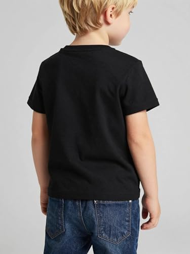 Image of Kids T Shirt Short Sleeve Crewneck Tee for Toddler Boys and Girls Cotton Basic Summer Top 2-6 Years