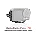 SKYJFFJ 90 Degree Aluminum Vertical Bracket Adapter for DJI Osmo Action 3 4 5 Pro 1/4
