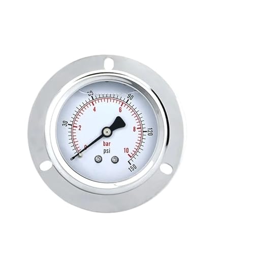Manómetro de glicerina de 63mm para evitar lecturas inestables en sistemas de agua y gasóleo