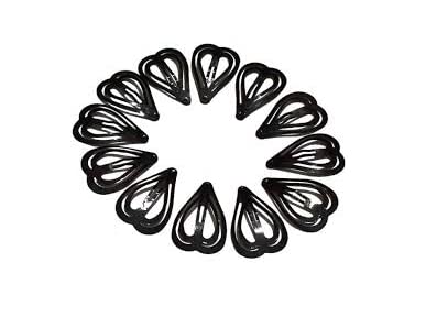 Qualité- (Pack of 12) Black Heart Tic Tac Hair Clips Hair Accessories tic tac clips for Women and Girls (B09PDZ65XD) Amazon Price History, Amazon Price Tracker