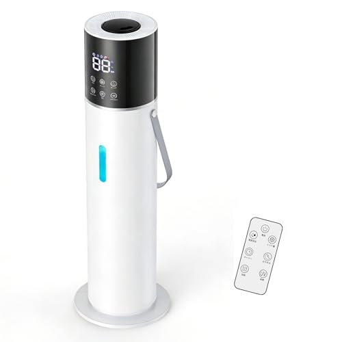 【Amazon.co.jp限定】2024冬最強加湿器【高買戻し率！大容量8L】超音波加湿器 タワー型 上から給水 アロマ...