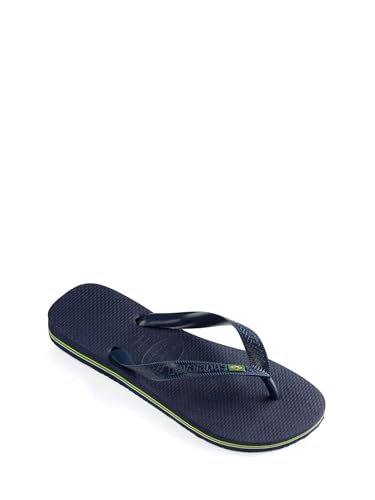 Havaianas Women's Brasil, Navy Blue, 8.5