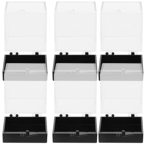 JOYOFREELY 6���蓧���v������ΓW���P�[�X �z���W�{�����p ���^�f�B�X�v���C�{�b�N�X ���w�i�t�� 35x35x35cm�T�C�Y �Ύ��W�����Ď��p�I�ȃf�B�X�v���C�R���e�i