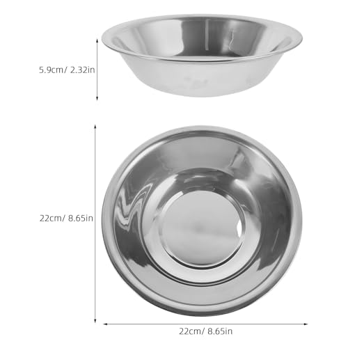 Juego de 3 Tazones de Acero Inoxidable para Cocina miniatura 2