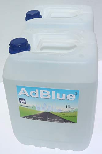 OC-PRO AdBlue 20 Liter für Diesel | Ad Blue 2x10 Liter | Kanister mit Ausgießer | für alle Automarken mit SCR Technologie | ISO 22241