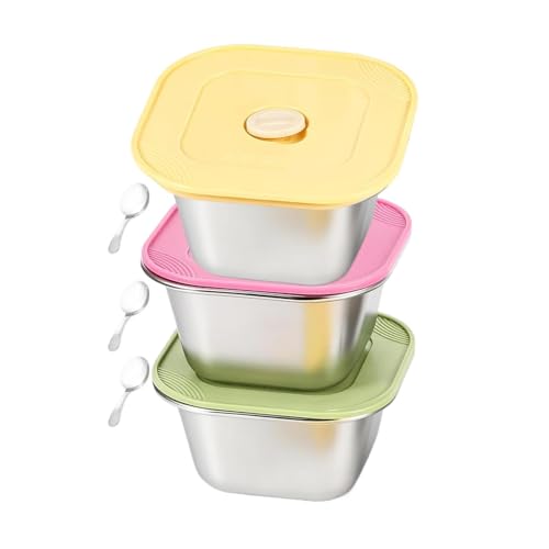 Récipients à glace de 400ml avec couvercle en silicone pour dessert - 2