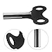 OUNONA 2pcs Clock Winding Key Grandfather Clock Tool Vintage Design Keys for Wall Mechanism Maintenance Fit for All Mechanical