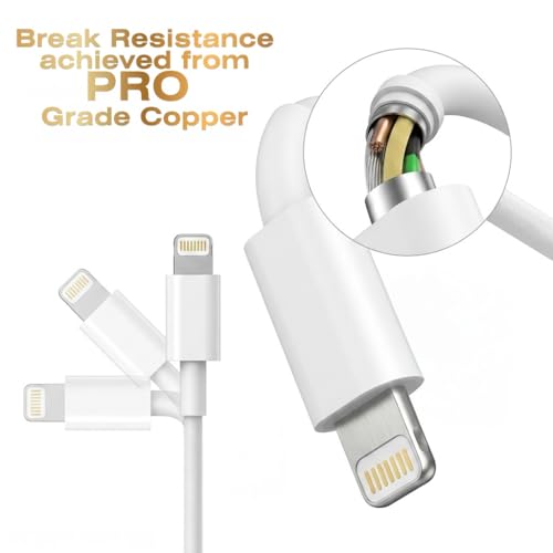 Image of Arch 27 Type C to Lightning Cable, 1M, White, Pack of 2