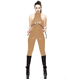 Vrouwen glanzend kunstleer lange jumpsuit zomer mouwloze jumpsuits sexy sportkleding slanke effen kleur bodycon