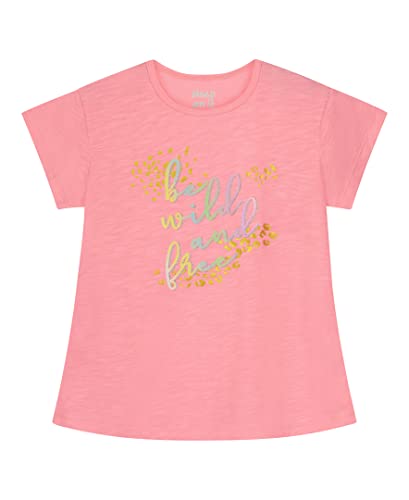 Sleep On It Girls Pajamas Short Sets 4 Piece Tank Top And Short Sleeve Summer Sleepwear For Kids (2 Full Sets) (10-12, Pink-Purp) #TOP5