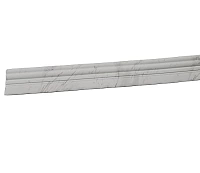 Peel and Stick Baseboard Molding Self-Adhesive Rubber Wall Base Molding Trim 4 Inch x 10 FT Vinyl Moulding Trim for Floor Base Cove Base Wall Base (White marbling)