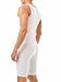 Underworks USA Mens Compression Bodysuit Shaper - Girdle for Gynecomastia Belly Fat and Thighs - No Rear Zipper 957 X-large White