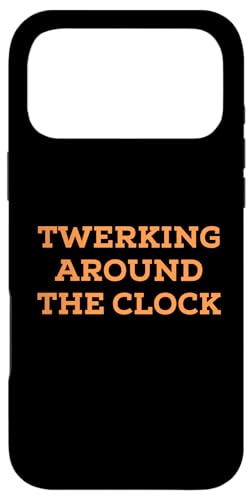 Funny Twerking Around the Clock Silly Dance Anti-Work Joke �X�}�z�P�[�X iPhone 17 Pro Max �p