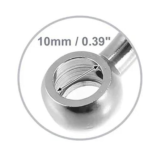 Durite frein hydraulique tressée M10 banjo 90° pour moto