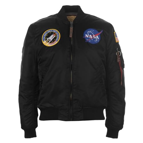 Alpha Industries MA-1 VF NASA Bomberjacke für Herren Black