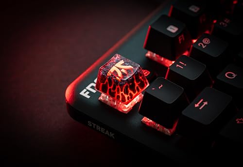 Keycap Fnatic Artisan Lava finition premium pour clavier mécanique - 3