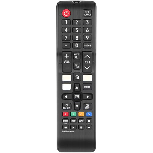 Image of for Samsung Smart TV Remote, Remote Control Replacement for Samsung LED LCD QLED 4K 8K UHD 3D HDTV HDR Curved Crystal Smart TVs (BN59-01315J)