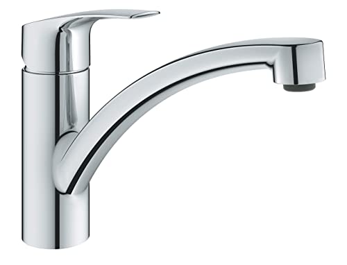 Eurosmart C3 Grohe Spültisch-Einhebelmischer, niedrig, Chrom