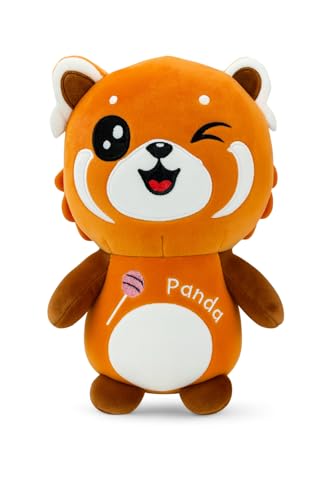 Cadeau mignon pour enfants : le doudou panda rouge idéal