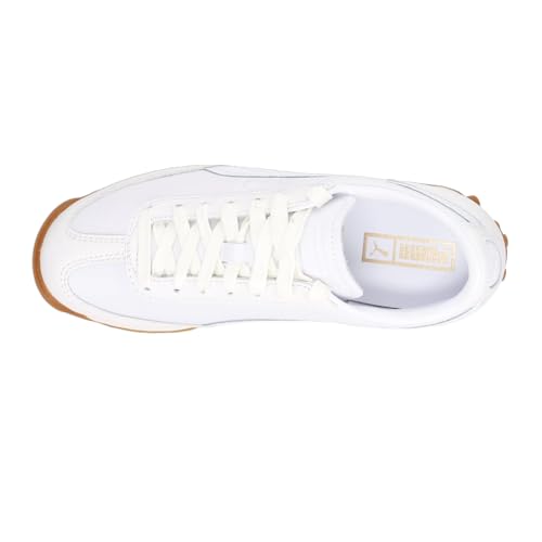 PUMA Womens Easy Rider Leather Lace Up Sneakers Shoes Casual - White - Size 11 M4