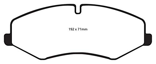 Image of EBC Brakes Yellowstuff 4000 Series Street DP42060R to Fit LAND ROVER