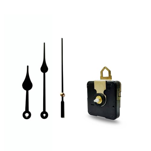 Image of 12mm Wall Clocks Silent Movement Kit | Battery Operated Quartz Clock Mechanism with Hands | Perfect for DIY Clock Making & Replacement (OSO)