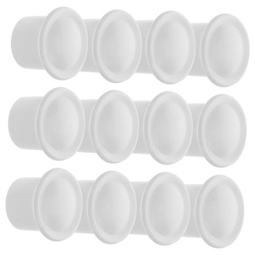 Yardenfun 95pcs Drapery Rod End Caps Thickened Roman Pole Finials for Curtain Pole Easy Install Decorative Window Curtain Rod Fittings