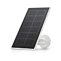 Arlo Solar Panel Charger (2021 Released) - Arlo Certified Accessory - Works with Arlo Pro 5S 2K, Pro 4, Pro 3, Floodlight, Ultra 2, and Ultra Cameras, Weather Resistant, Easy Install, White - VMA5600