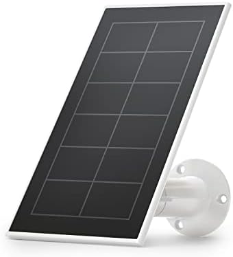 Arlo Panel Solar Cable Magnético 2,4 m Blanco, Compatible Con Pro 3, Pro 4 (+XL), Pro 5, Floodlight, Ultra 2 (+XL), Go 2, Para Carga Ininterrumpida, Arlo Accesorio Certificado, VMA5600