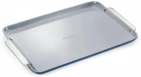 Caraway Non-Stick Ceramic Baking Sheet - Naturally Slick Ceramic Coating - Non-Toxic, PTFE & PFOA Free - Perfect for Baking, Roasting, and More - Large (18" x 13") - Navy - Image 9