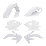 2 Anni di garanzia acerbis 0010295.030 kit plastiche bianco compatibile con honda crf 450 r 2007 2008 mototopgun